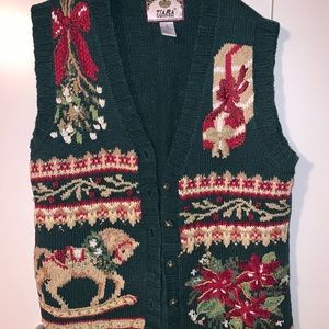 M “Ugly” Holiday Sweater Vest